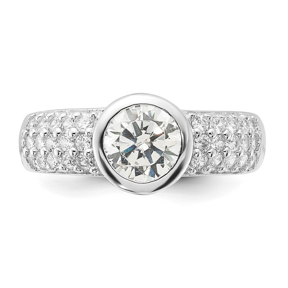 Sterling Silver Cz Ring