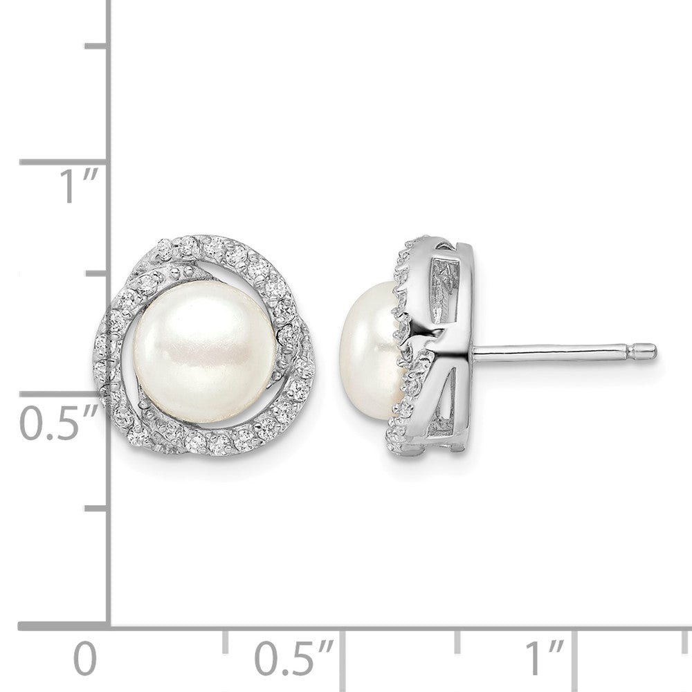 sterling-silver-cheryl-m-rhodium-plated-freshwater-cultured-pearl-and-brilliant-cut-cz-love-knot-post-earrings