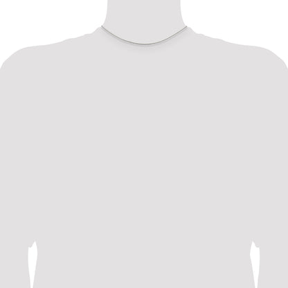 14 Inch Sterling Silver 1.2mm Diamond-Cut Rope Chain