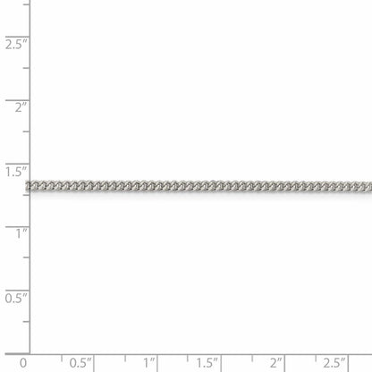 42 Inch Sterling Silver 2.75mm Diamond-Cut Rope Chain Necklace