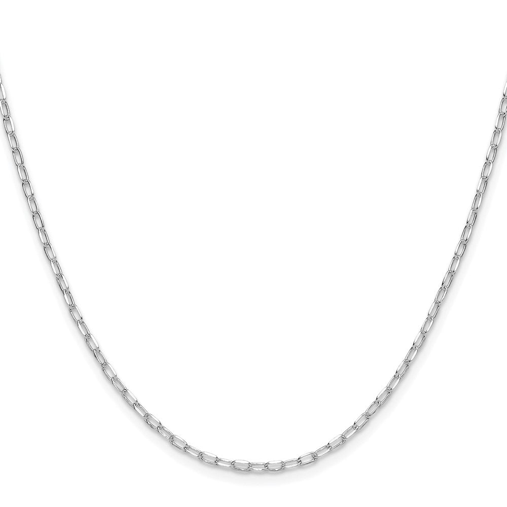 Sterling Silver Rhodium-Plated 2.0mm D/c Forzantine Chain