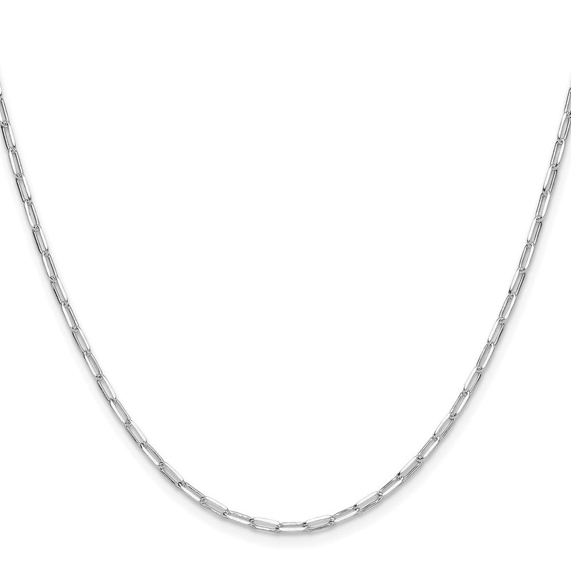 Sterling Silver Rhodium-Plated 2.15mm D/c Forzantine Chain