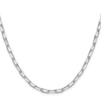 Sterling Silver Rhodium-Plated 3.85mm D/c Forzantine Chain