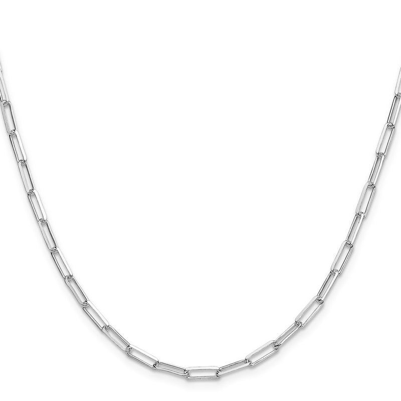 Sterling Silver 3.1mm D/c Paperclip Chain