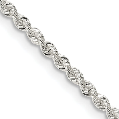 22 Inch Sterling Silver 2.3mm Solid Rope Chain