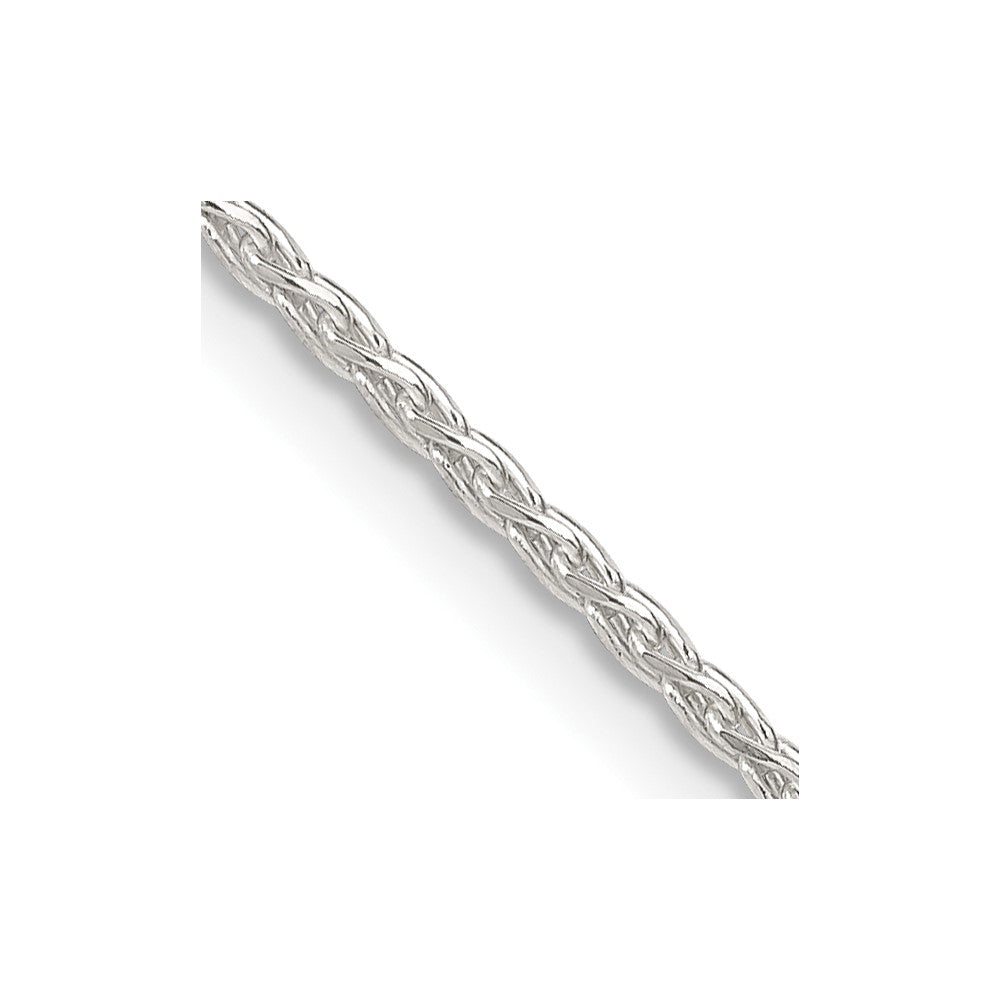 30 Inch Sterling Silver 1.5mm Diamond-Cut Spiga Chain Necklace
