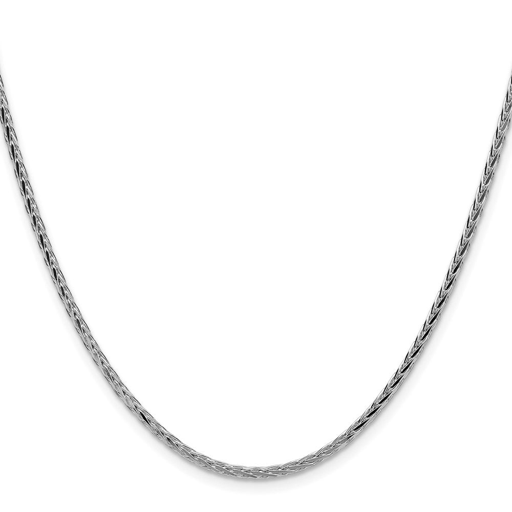 Sterling Silver 2.5mm Diamond-Cut Square Spiga Chain