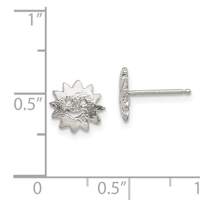 Sterling Silver Sun Mini Earrings