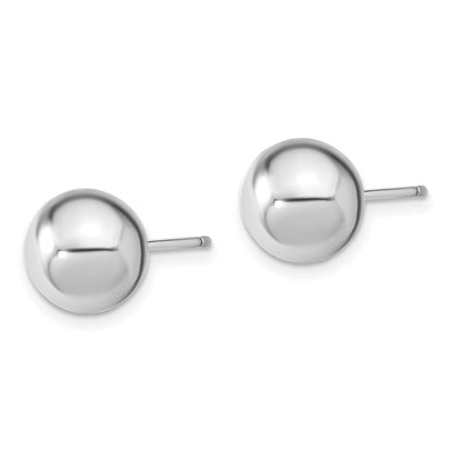Sterling Silver Set Of Three 10mm To 11mm Rhodium-Plated Silver, White And Grey Imitation Shell Pearl Earrings