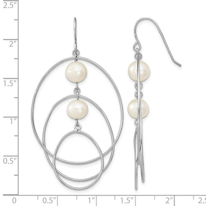 sterling-silver-rhodium-plated-polished-white-8-9mm-freshwater-cultured-pearl-triple-circle-dangle-earrings