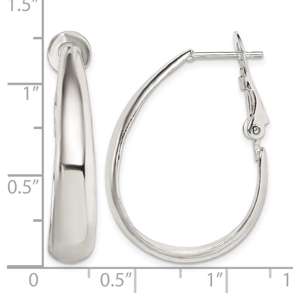 sterling-silver-polished-omega-back-hoop-earrings