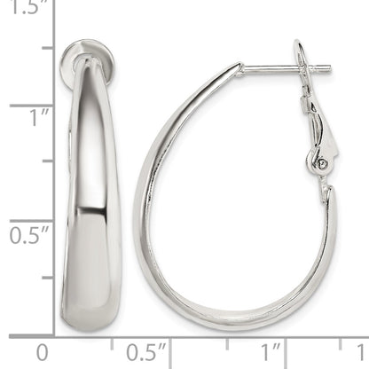 sterling-silver-polished-omega-back-hoop-earrings