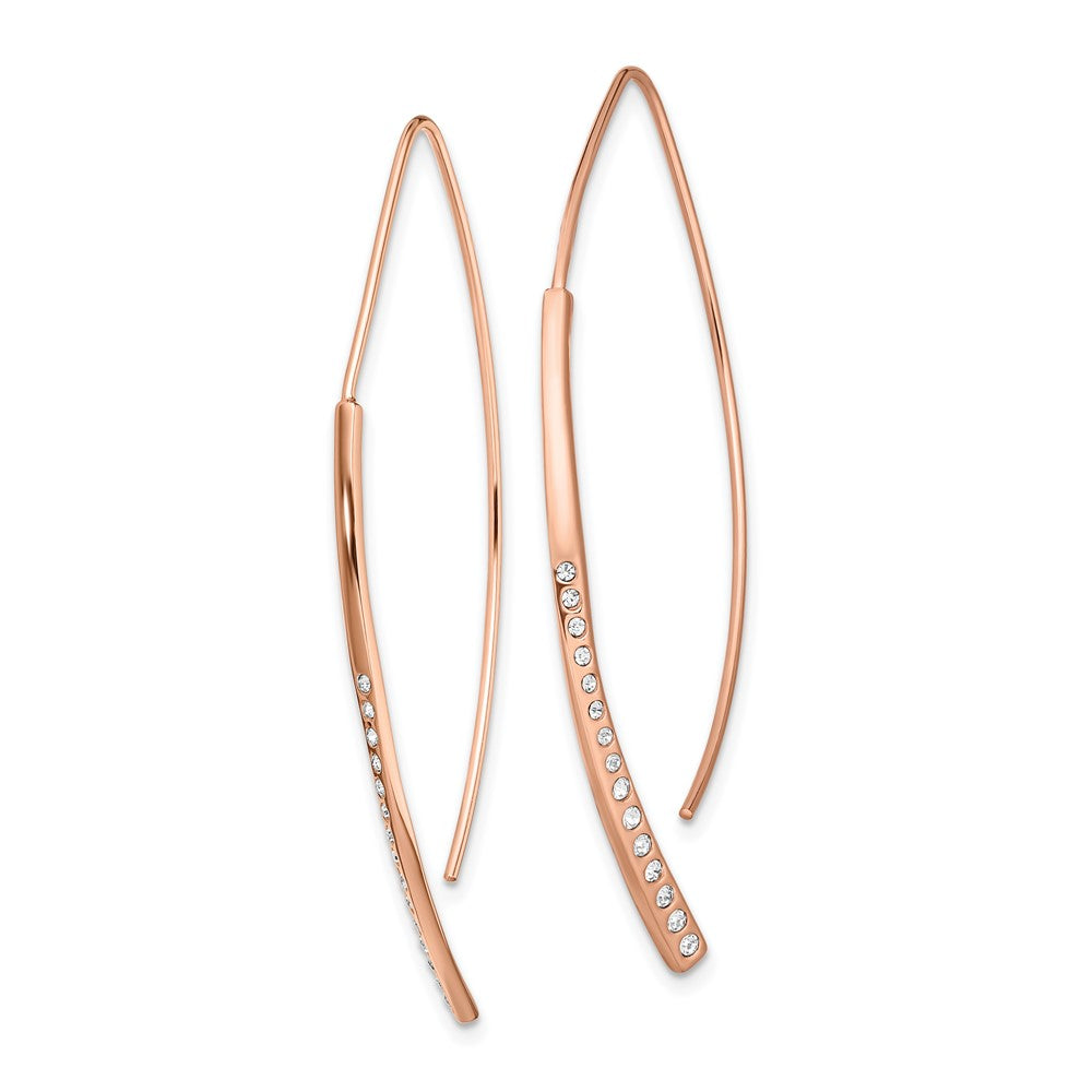 sterling-silver-rose-gold-plated-cz-threader-earrings