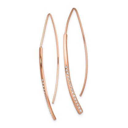 sterling-silver-rose-gold-plated-cz-threader-earrings