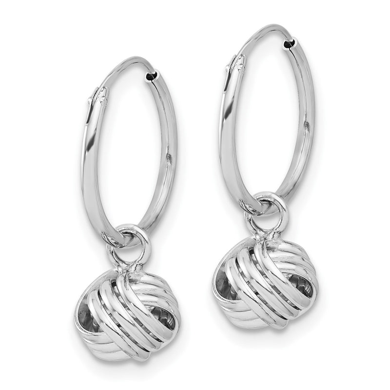 sterling-silver-rhodium-plated-love-knot-dangle-eternity-hoop-earrings-qe17484