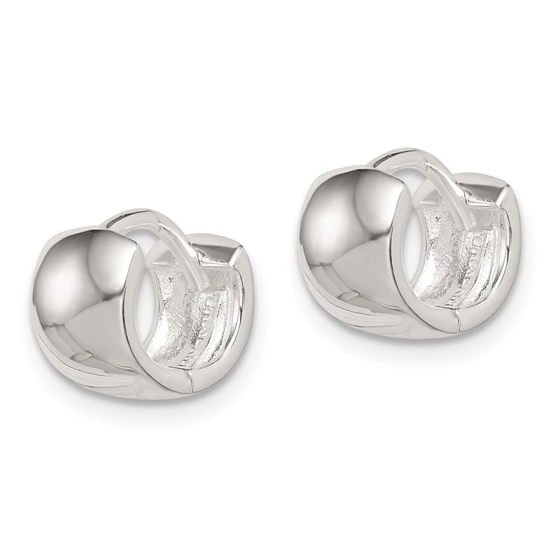 Sterling Silver Hinged Hoop Earrings