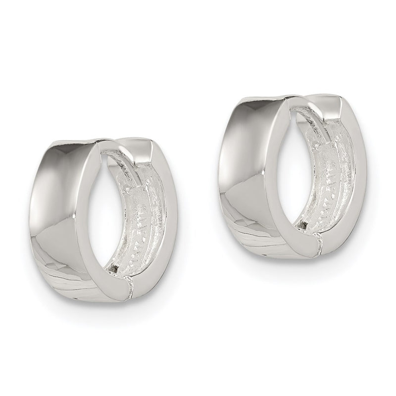 Sterling Silver Hinged Hoop Earrings