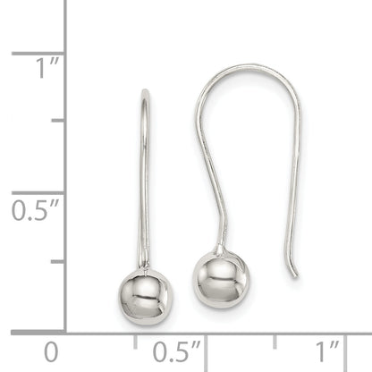 Sterling Silver 5mm Ball Earrings