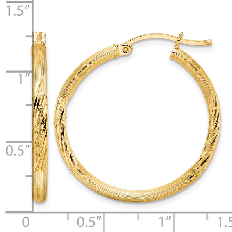 sterling-silver-flash-gold-plated-25mm-polishedsatin-dc-hoop-earrings-qe3555gp