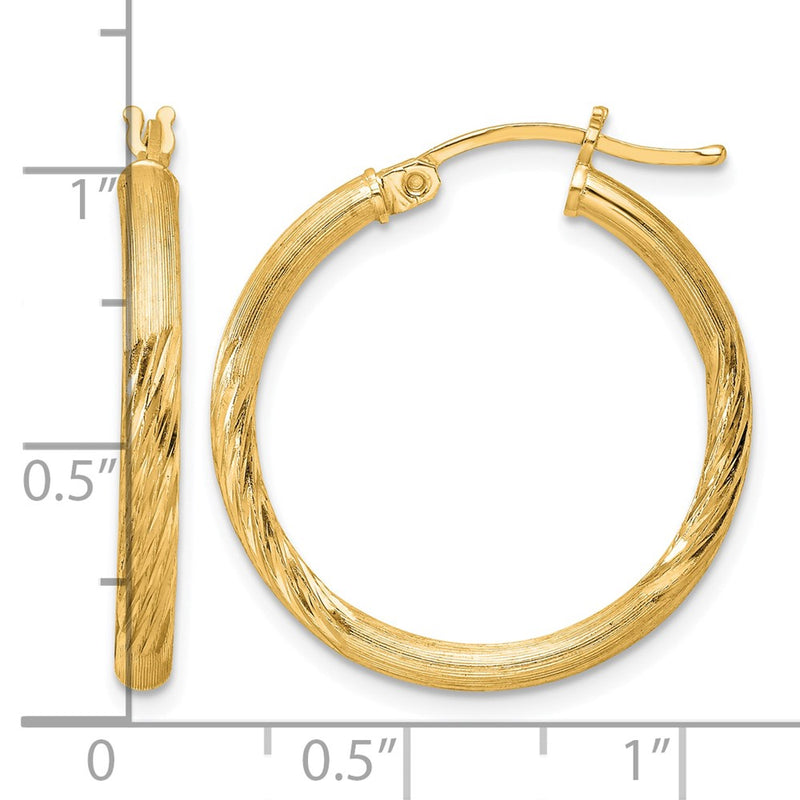 sterling-silver-flash-gold-plated-25mm-polishedsatin-dc-hoop-earrings-qe3556gp