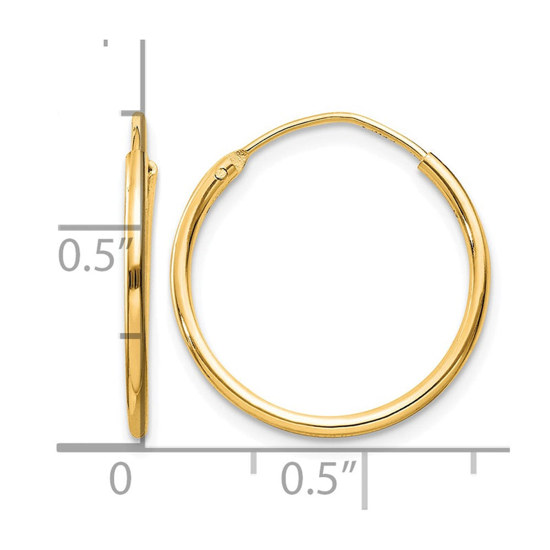 sterling-silver-flash-gold-plated-13mm-endless-hoop-earrings-qe4350gp