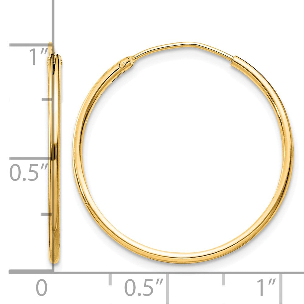 sterling-silver-flash-gold-plated-13mm-endless-hoop-earrings-qe4354gp