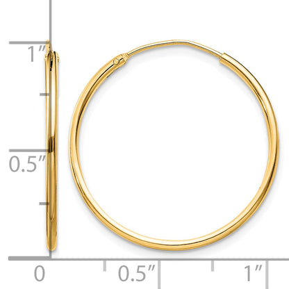 sterling-silver-flash-gold-plated-13mm-endless-hoop-earrings-qe4354gp