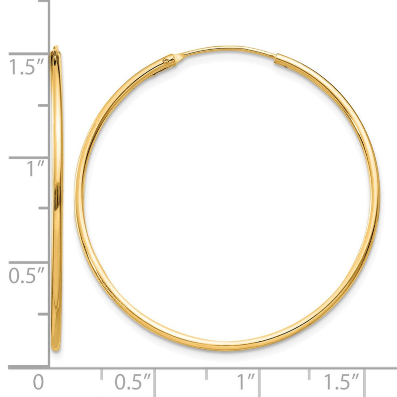 sterling-silver-flash-gold-plated-13mm-endless-hoop-earrings-qe4357gp