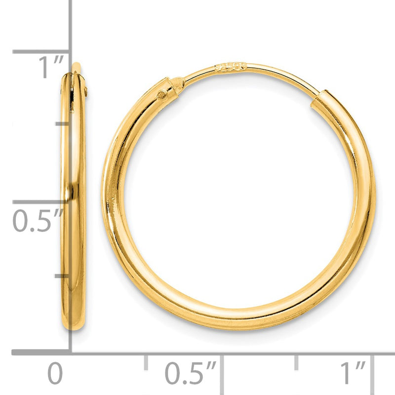 sterling-silver-flash-gold-plated-2mm-endless-hoop-earrings-qe4368gp