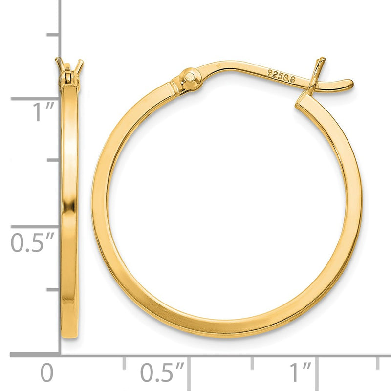 sterling-silver-flash-gold-plated-15x25mm-hoop-earrings-qe8097gp