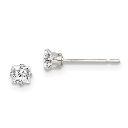 Sterling Silver 3 Piece Stellux Crystalpost Earringset