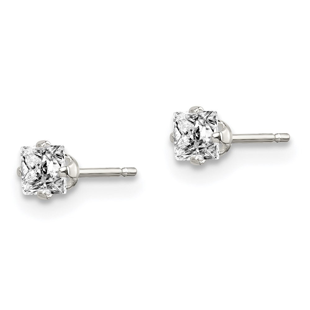 Sterling Silver 3 Piece Stellux Crystalpost Earringset