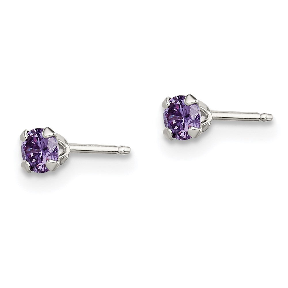 Sterling Silver 3 Piece Stellux Crystalpost Earringset
