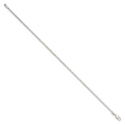 9 Inch Sterling Silver 2mm Rolo Chain Anklet