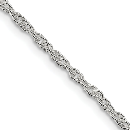 26 Inch Sterling Silver 2mm Loose Rope Chain Necklace