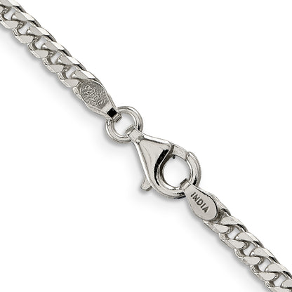 26 Inch Sterling Silver Polished 3.15mm Curb Chain