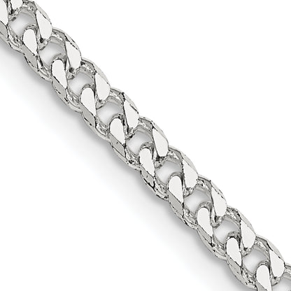 26 Inch Sterling Silver Polished 3.15mm Curb Chain