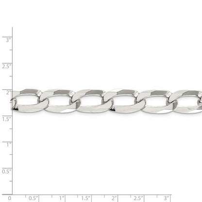 20 Inch Sterling Silver 12.35mm Elongated Open Link Chain