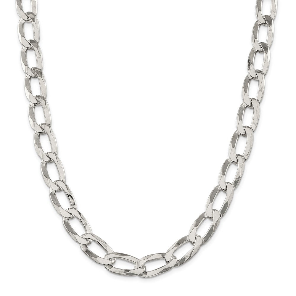 20 Inch Sterling Silver 12.35mm Elongated Open Link Chain