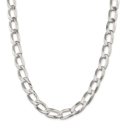 20 Inch Sterling Silver 12.35mm Elongated Open Link Chain