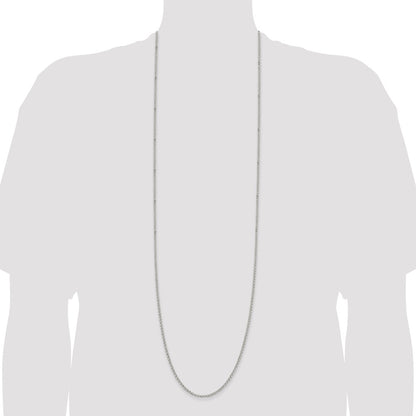 42 Inch Sterling Silver 2.8mm Rolo Chain Necklace