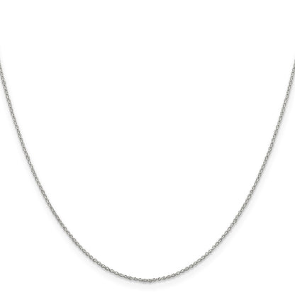 16 Inch Sterling Silver 1.1mm Rolo Chain Necklace