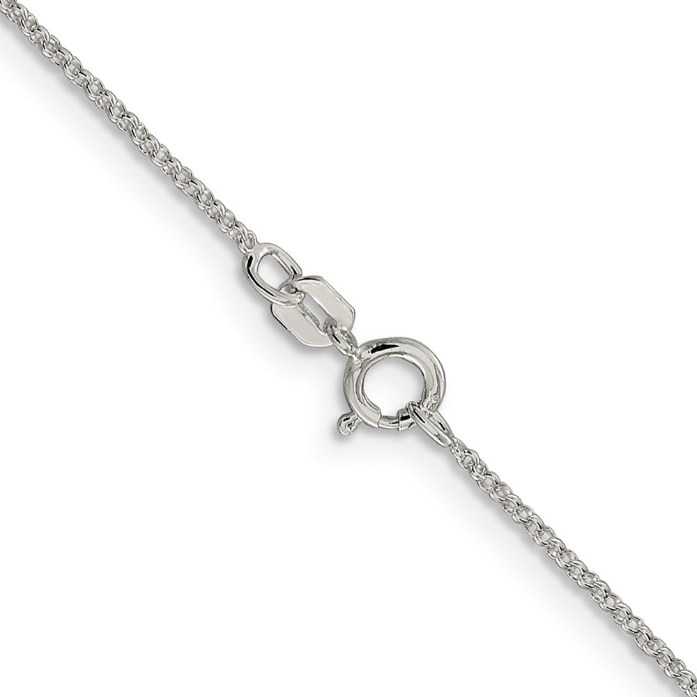 16 Inch Sterling Silver 1.1mm Rolo Chain Necklace
