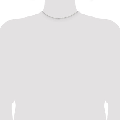 14 Inch Sterling Silver 1.1mm Rolo Chain