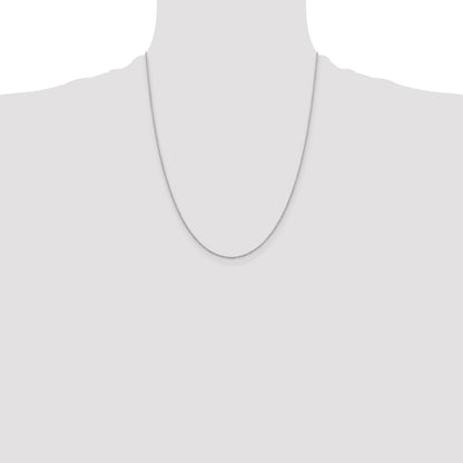 22 Inch Sterling Silver 1.1mm Rolo Chain Necklace