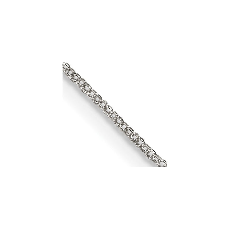 14 Inch Sterling Silver 1.1mm Rolo Chain Necklace