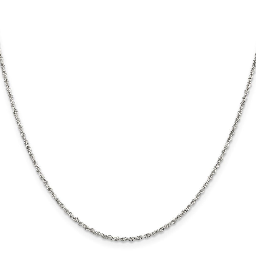 18 Inch Sterling Silver 1.6mm Loose Rope Chain Necklace