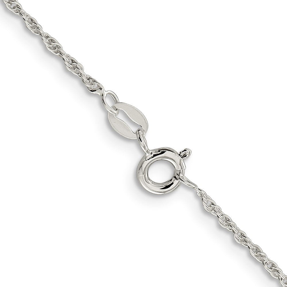 18 Inch Sterling Silver 1.6mm Loose Rope Chain Necklace