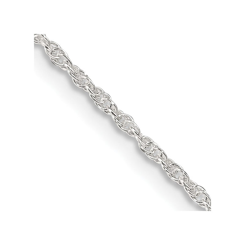 30 Inch Sterling Silver 1.6mm Loose Rope Chain Necklace
