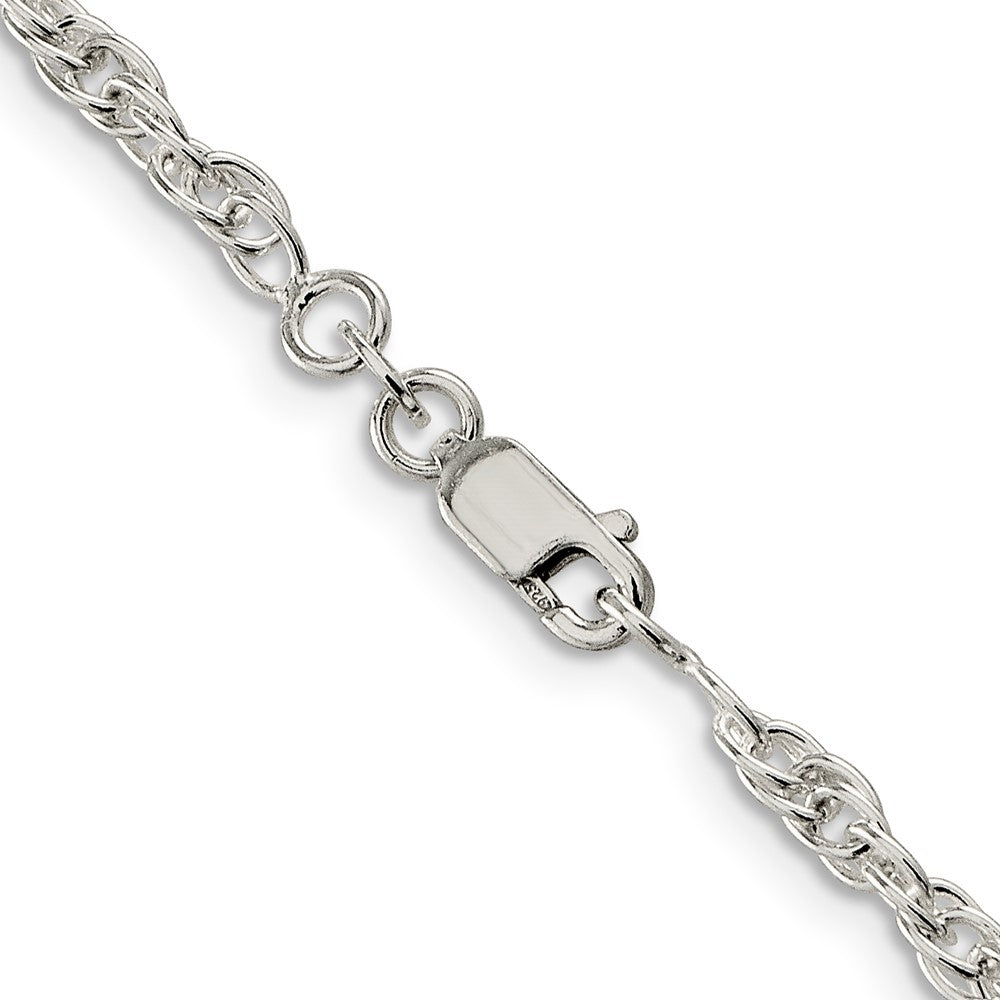 20 Inch Sterling Silver 2.75mm Loose Rope Chain Necklace